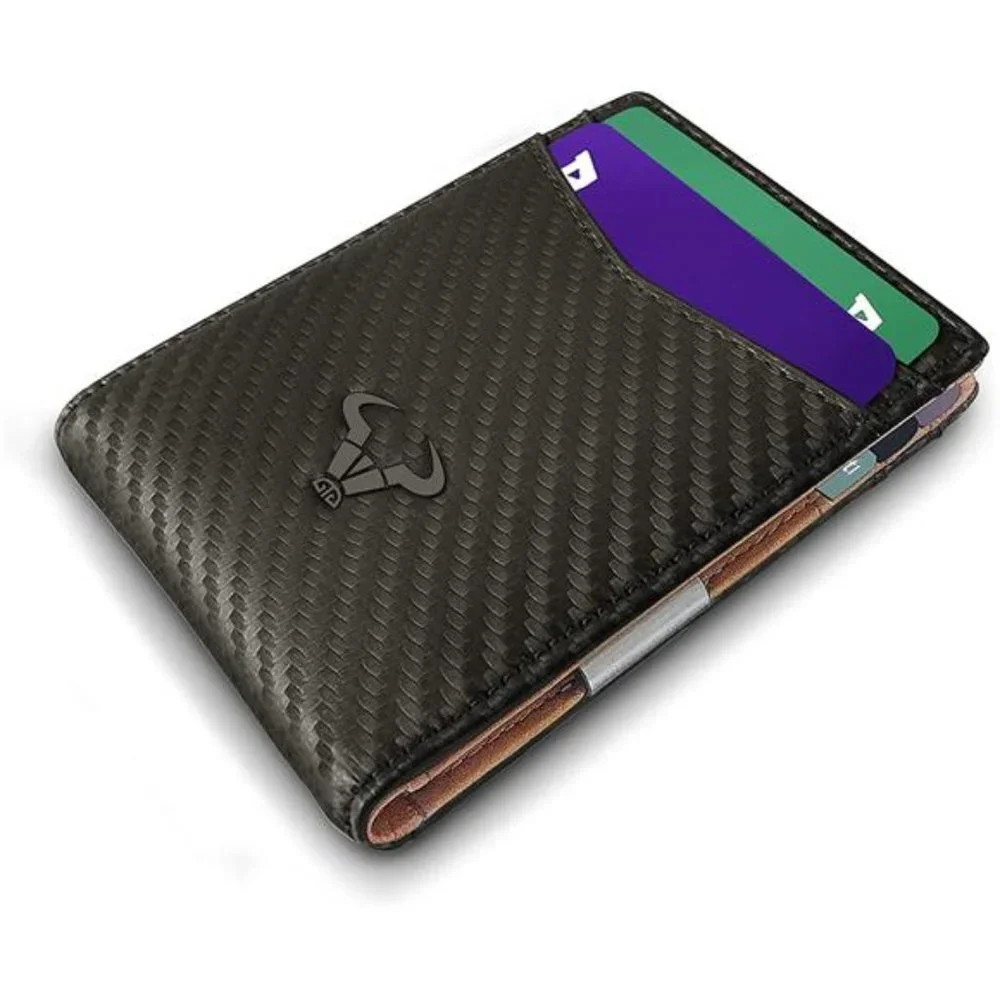 Slim Wallet Money Clip Front Pocket Wallet For Men 8 Cards